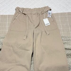 Kensie Beige wide leg pants Casual Bottoms